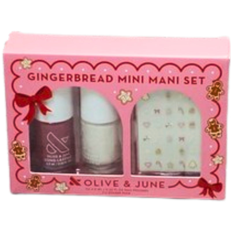 Olive & June Gingerbread Mini Mani Nail Polish Set, 0.32 oz - 1 Pack