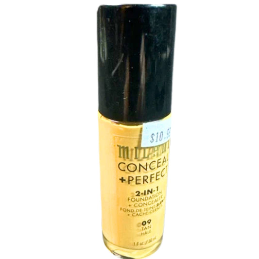 Milani Conceal + Perfect 2-in-1 Foundation Concealer, # 09 Tan, 1.0 fl oz - 1 Pack