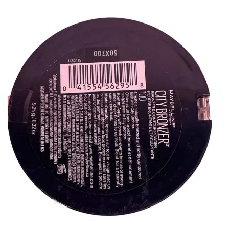 Maybelline City Bronzer Contour Powder 0.32oz Shade 100 4 Pack New