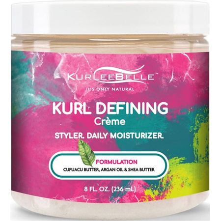 Kurlee Belle Kurl Defining Creme, 8 oz, Curly Hair, Moisturizing, Unisex