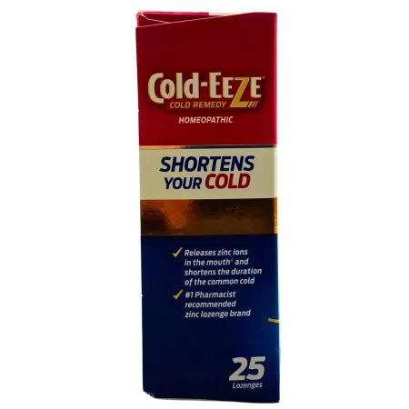 Cold-EEZE Homeopathic Zinc Lozenges 25 Ct Box New