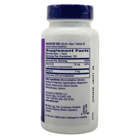 NNatrol Melatonin 5mg Time Release 100ct – 3 Pack – New