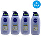 Nivea Coconut & Almond Milk Body Wash 30 Oz 4 Pack New