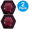 Burt's Bees natural blush compact in Velvet Wine shade, 100% natural origin, displayed as 2-pack bundle