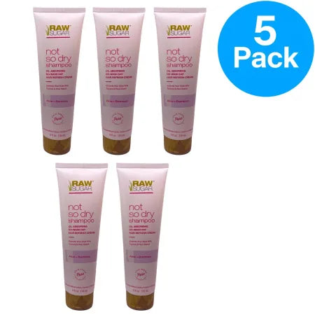 Raw Sugar Not So Dry Shampoo Aloe + Bamboo Hair Refresh Cream 4 fl oz 5 Pack