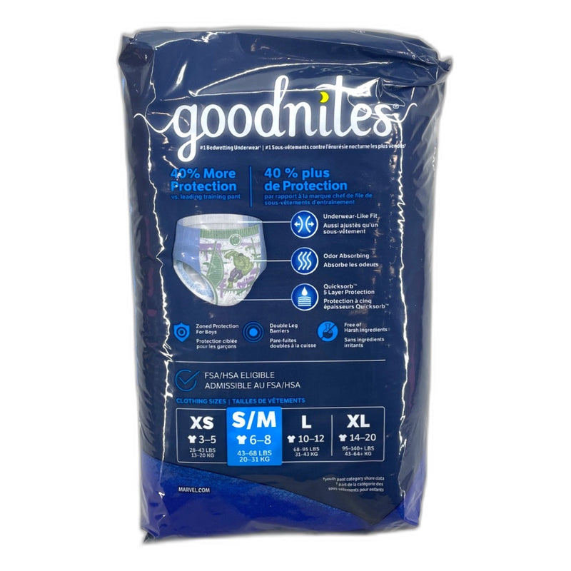 GoodNites GoodNites Boys Bedtime 28 Total Exp 07/27 Pack of 2 New
