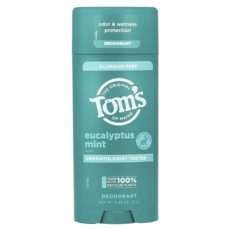 Tom's Aluminum-Free Deodorant – Pack of 4 (3.25 oz each)