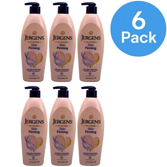 Jergens Skin Firming Toning Body Moisturizer - Collagen & Elastin - 16.8oz - 6PK