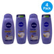 NIVEA Nourishing Body Wash Shea Butter 20 fl oz 4 Pack New