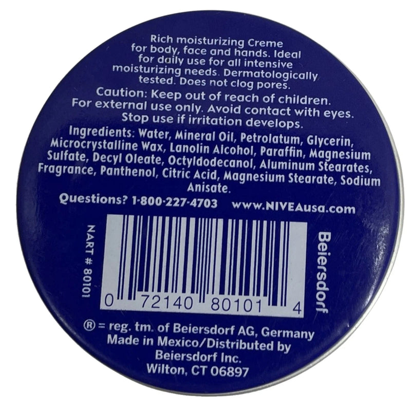Nivea Creme Moisturizing Cream 1 Oz 8 Pack New