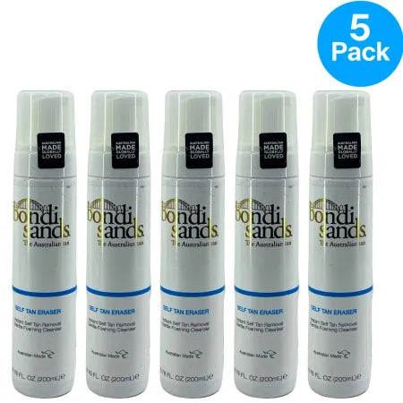Bondi Sands Self Tan Eraser Foaming Cleanser 6.76 Oz 5 Pack