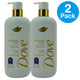 Dove Soothing Relief Body Wash 18.5 OZ 2 Pack New