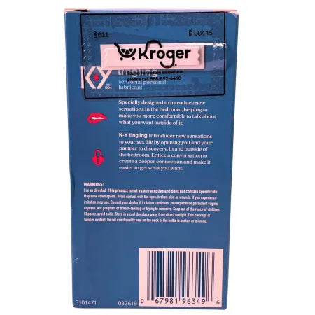 K-Y Tingling Sensory Personal Lubricant 1.69 oz (50ml) 2 Pack New Exp:2027/02