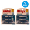 Blistex Medicated Lip Balm SPF 15 in 3 Stick Pack 2 Pack bundle with SPF protection and healing formula