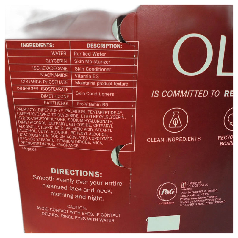 Olay Ultimate Niacinamide Collagen Hydrating Moisturizer 1.7oz Exp 01/27 New