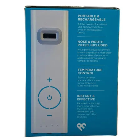AVYA Steam Inhaler Heated Saline Delivery System – Portable – New
