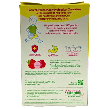 Culturelle Kids Purely Probiotics Chewables 30ct – New 2