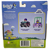 Bluey Mini 4WD Vehicle with Bluey Poseable Figure Sunglasses Heeler 4WD Toy Set