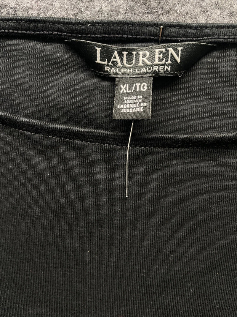 Lauren Ralph Lauren Shirt Black Size XL Women's NWOT NWT