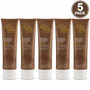 Bondi Sands Gradual Tanning Lotion Skin Firming Complex 5.07 fl oz 5 Pack Bundle
