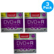 Maxell DVD+R 4.7GB 16x maxData Blank Media Discs 5 Pack (3 Pack Bundle)