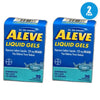 Aleve Liquid Gel Pain Reliever 20 Count 12 Per Pack Exp 02/27 Pack of 2 New