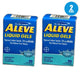 Aleve Liquid Gel Pain Reliever 20 Count 12 Per Pack Exp 02/27 Pack of 2 New