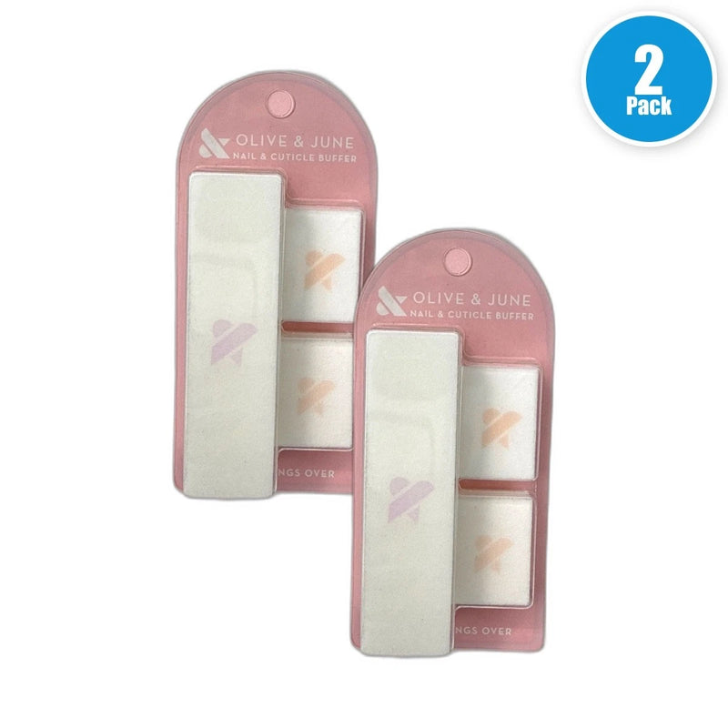 Olive & June Buffer Pack Full Size Mini Nail Buffers 6 Total Pack of 2 New