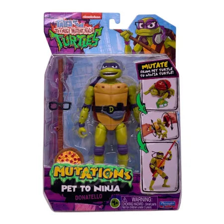 TMNT Donatello Mutations Pet to Ninja Figure Single Pack New