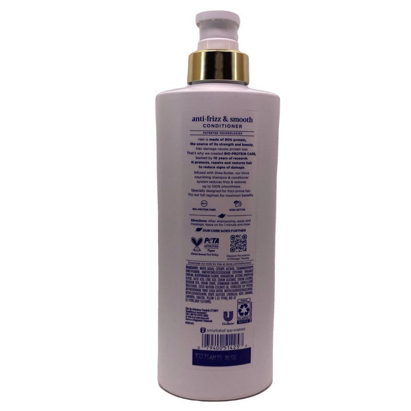 Dove Anti-Frizz & Smooth Conditioner 18 oz 2 Pack New