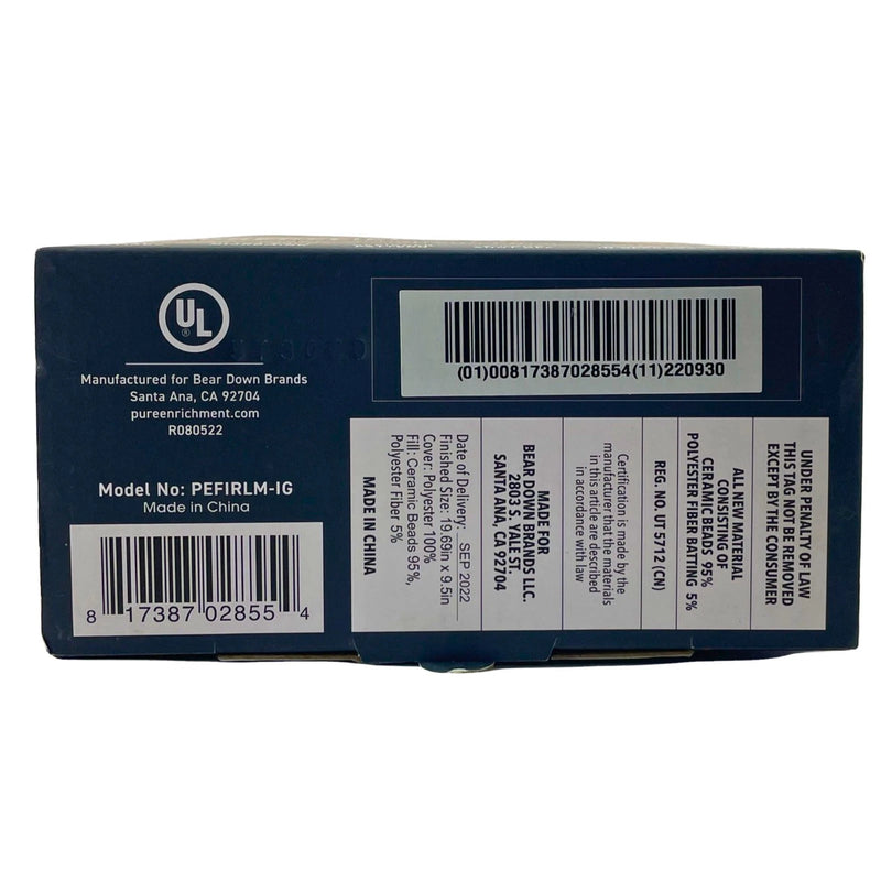 Pure Enrichment PureRelief Pro Far Infrared Universal Heat Wrap Gray 2 Pack New