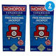 Hasbro Monopoly Free Parking Jackpot Expansion Board Game Pack of 2 New