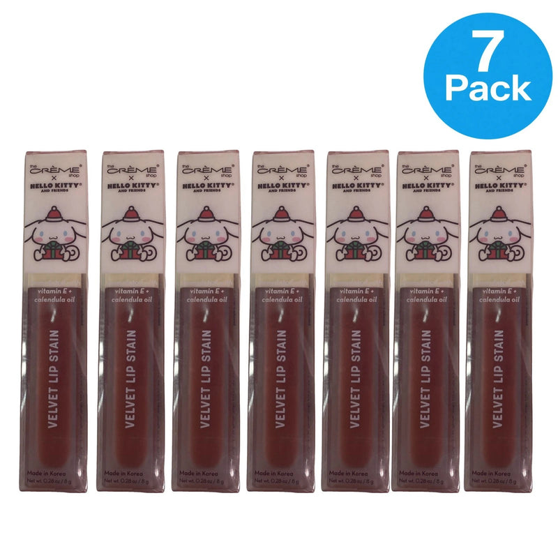 The Crème Shop x Hello Kitty Velvet Lip Stain 0.28 oz 7 Pack New