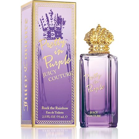 Juicy Couture Rock the Rainbow Pretty in Purple Perfume EDT bottle 2.5 fl oz
