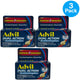 Advil Dual Action With Acetaminophen Pain Reliever 72 Caplets 3 Pack Exp 09/28