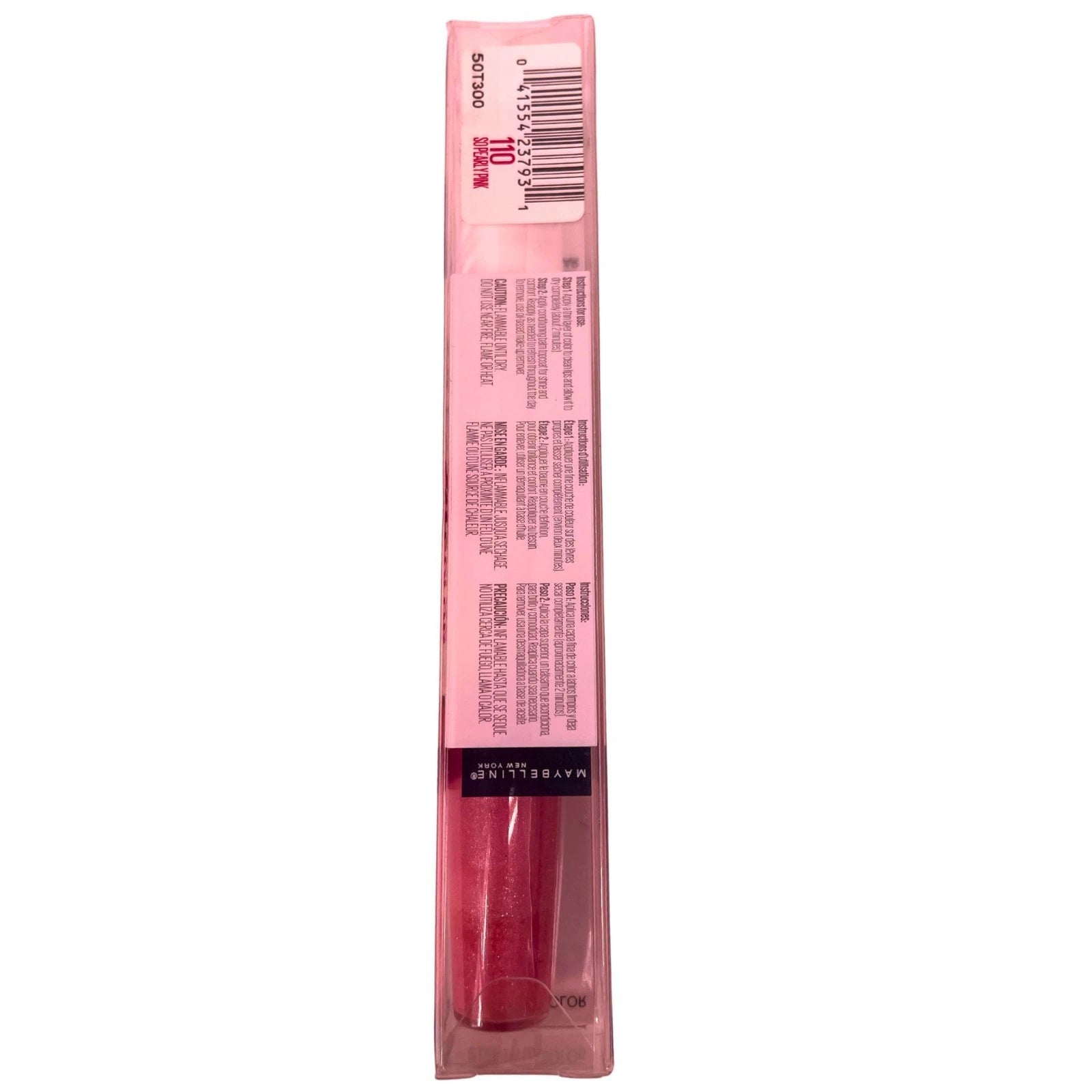 Maybelline SuperStay 24H Lip Color #110 Pearly Pink 3 Pack New