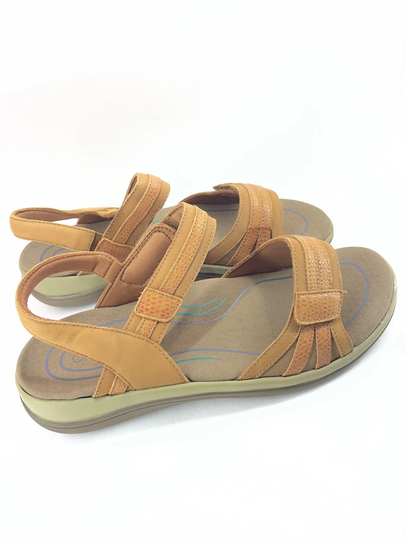 Orthofeet Sandals Camel Size 12 Women's NWT