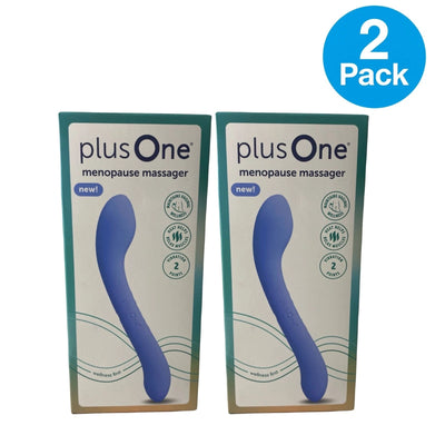 New Plus One Meno pause Massager Heat Helps Relax Muscles Vibration 2 Pack New
