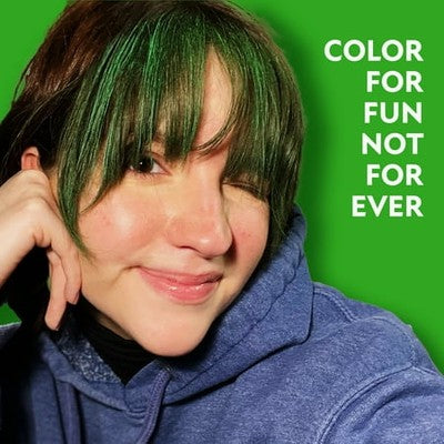 Fun In by Sun In – Temporary Hair Color Green – Pack of 4 (1 oz each) NEW 3