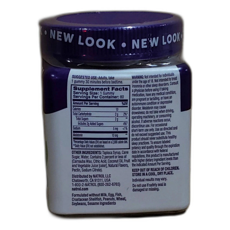 Natrol MelatoninMax™, Blueberry, 80 Gummies 10 320 Total Exp 09/27 Pack of 4 New