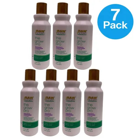 Raw Sugar The Grow Pro Vegan Biotin Conditioner 18 fl oz 7 Pack New
