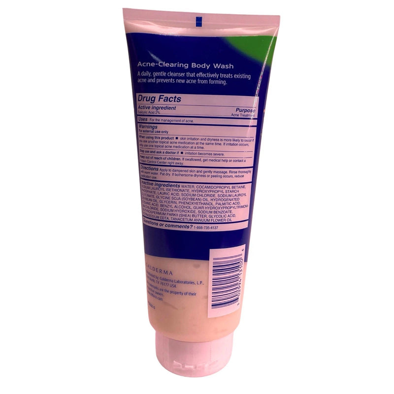 Differin Acne-Clearing Body Wash 2% Salicylic Acid 10oz 4 Pack New