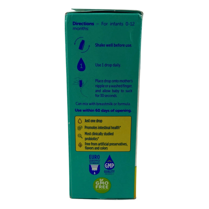 Baby Ddrops Probiotic Liquid Drops with Vitamin D Immune Health 2 Pack Exp 05/27