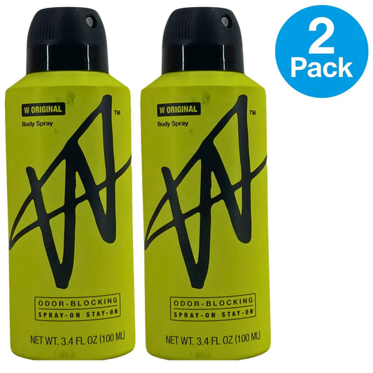 WBY Original Body Spray 3.4 OZ 2 Pack New - Fresh Fragrance