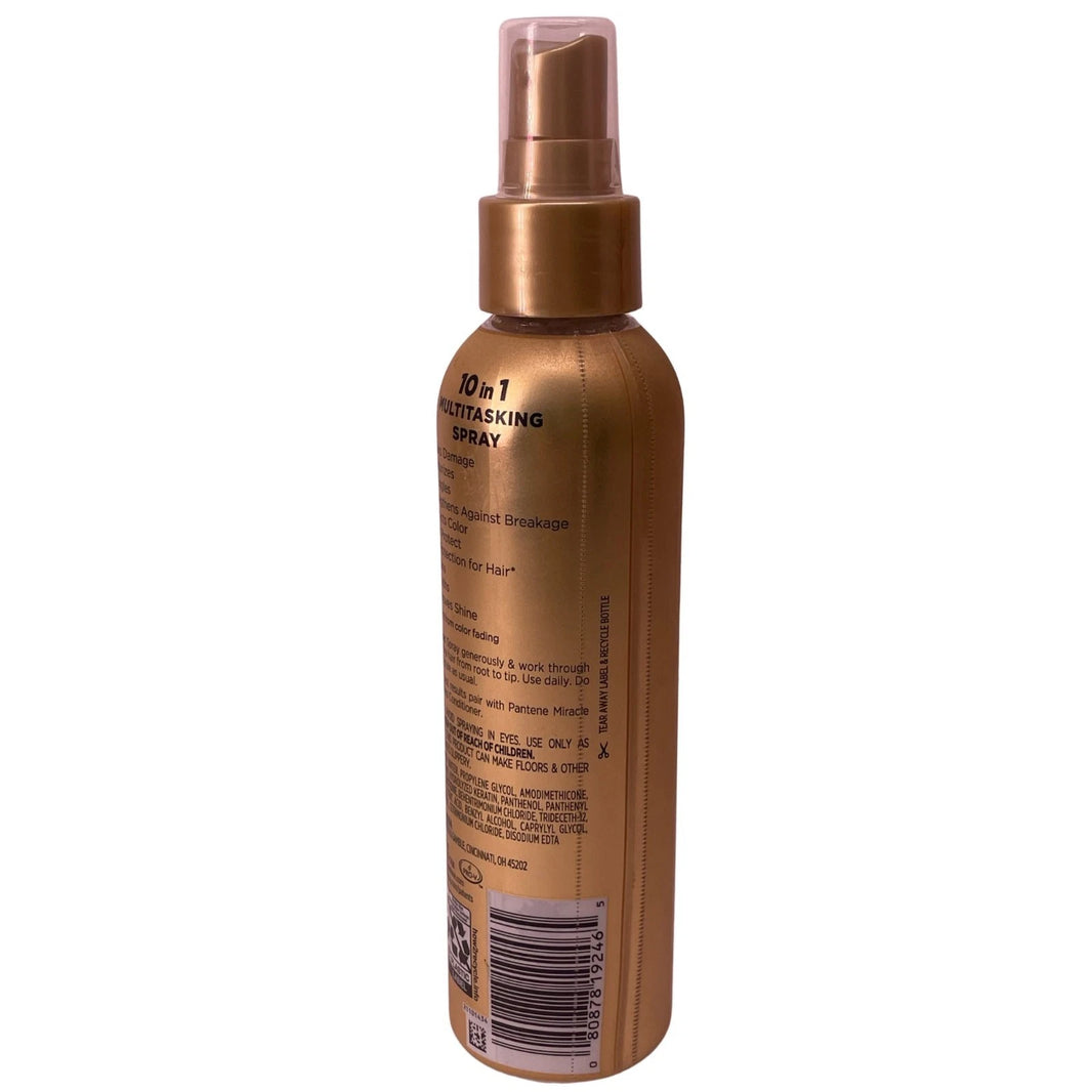 Pantene Miracle Rescue 10 in 1 Multitasking Spray with Keratin 5.7 oz 2 Pack