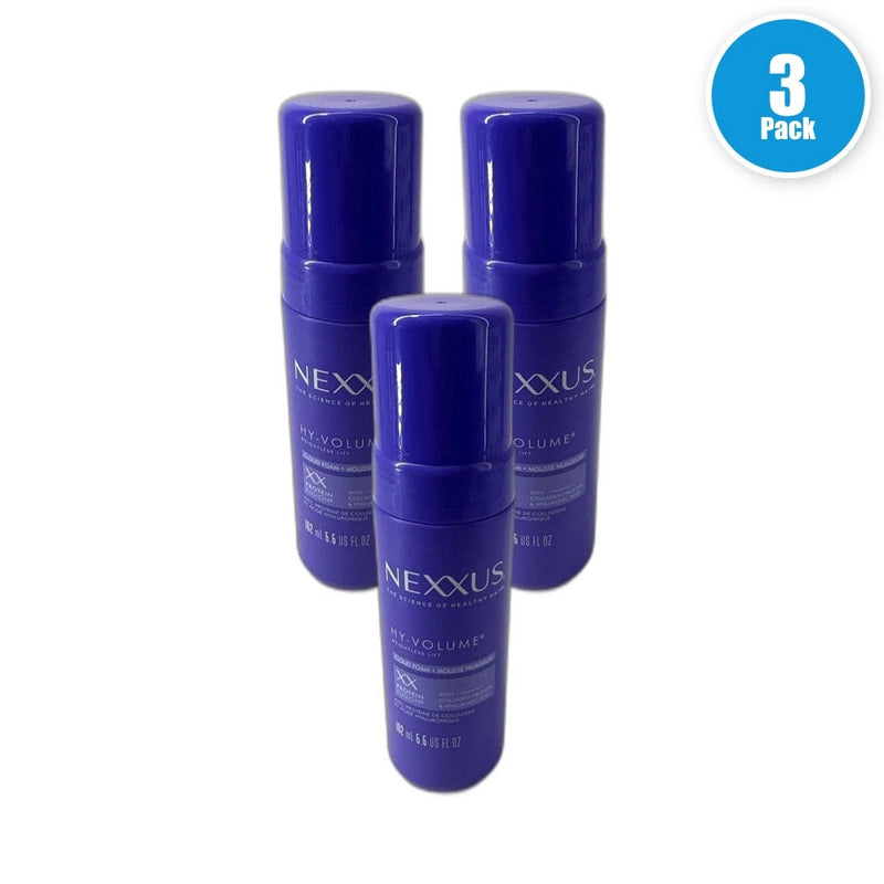 Nexxus Hy-Volume Weightless Lift Cloud Foam Treatment 5.5 Fl Oz Pack of 3 New