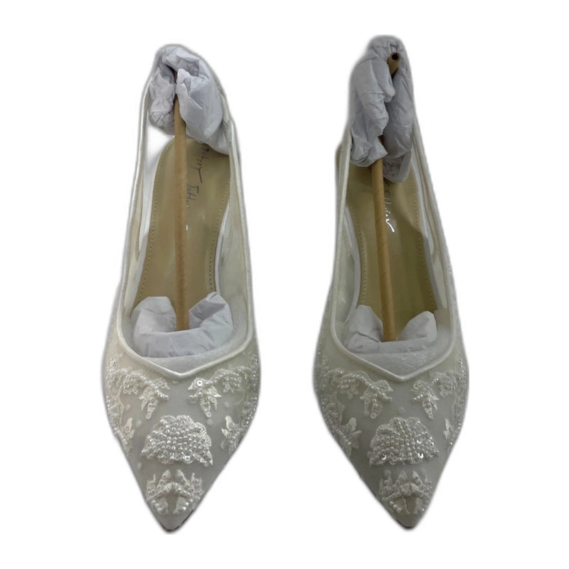 Betsey Johnson Heels Ivory Size 9.5M Women's NWT