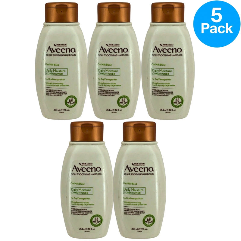 Aveeno Scalp Soothing Haircare Oat Milk Blend Daily Moisture Conditioner 12 Fl