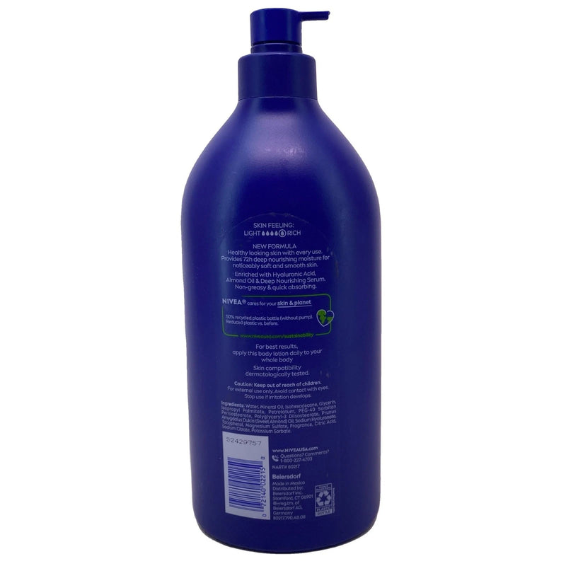 NIVEA Essentially Enriched Body Lotion 33.8 fl oz 2 Pack New