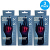 Nufabrx Targeted Pain Relief Medicine Infused Wrist Sleeve Capsaicin Black One